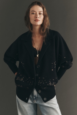 Collared V-Neck Cardigan | Nuuly