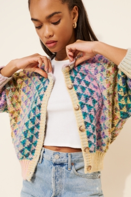 最低価格の Textured Cardigan Sweater | Nuuly トップス