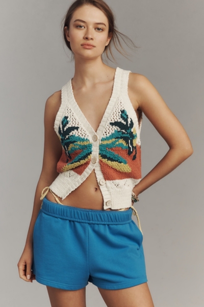 Beachy V-Neck Sweater Vest | Nuuly