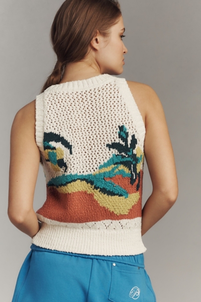 Beachy V-Neck Sweater Vest | Nuuly