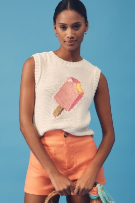 【淡色好き出品】nuance knit tank-top / ivory nuance knit tank-top