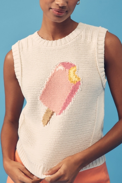 Linen Blend Icon Sweater Tank Top | Nuuly