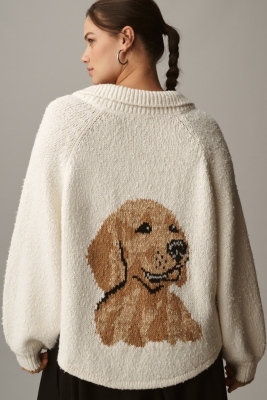 The Jesse Dog Icon Cardigan Sweater