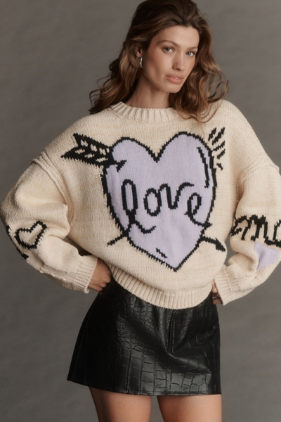 Lovestruck Long-Sleeve Crew-Neck Sweater | Nuuly