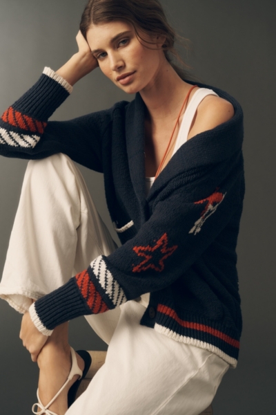 Sailboat Knit Cardigan | Nuuly