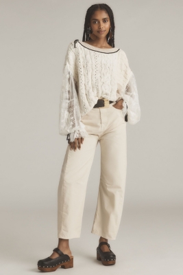 Lace Cable Twofer Sweater | Nuuly