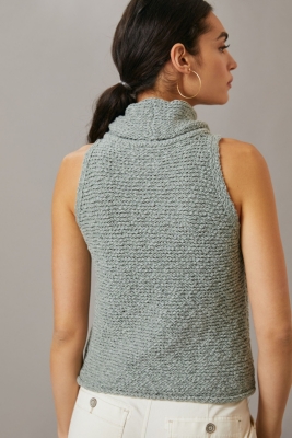 Knit Turtleneck Tank