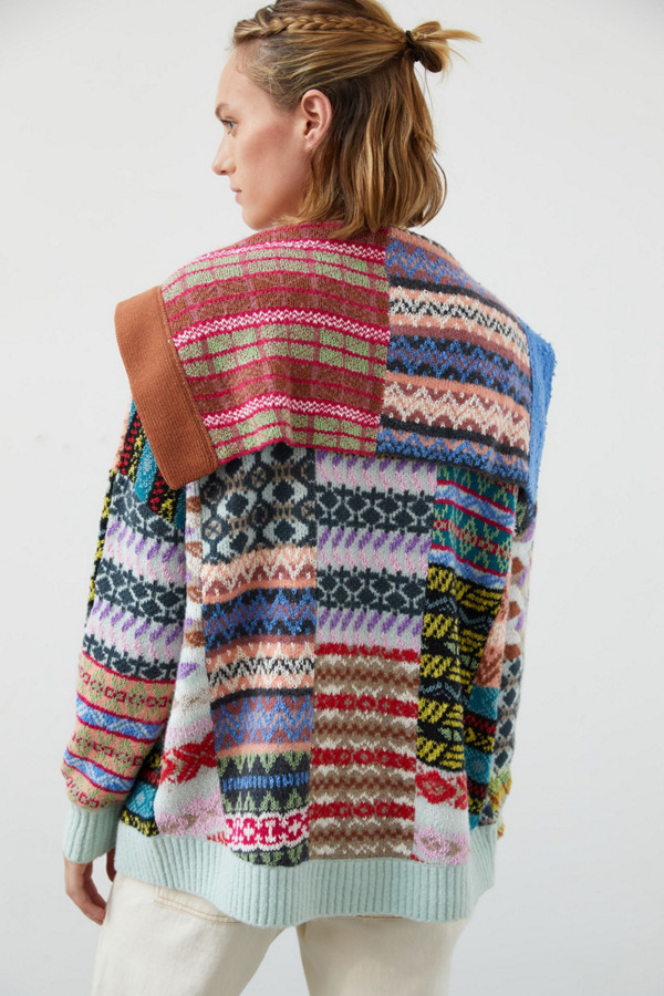 Abstract Patchwork Cardigan | Nuuly Abstract Patchwork Cardigan | Nuuly