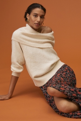 Slouchy Cowl Neck Sweater Nuuly