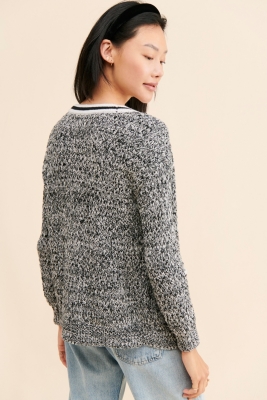 New Anthropologie deals Maeve Tweed Boyfriend Cardigan $160 PLUS 2X Black