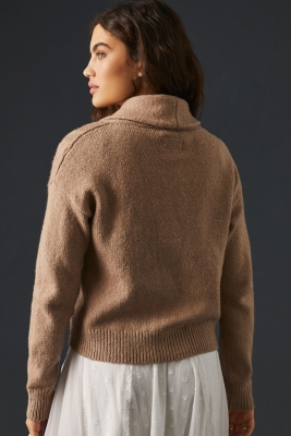 Collared Cable-Knit Cardigan | Nuuly