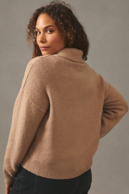 【YOURNUS】Didi Cable Collar Cardigan Collared Cable-Knit Cardigan | Nuuly