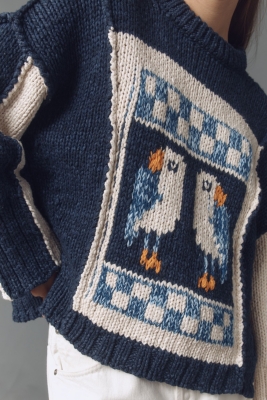 Chunky Crew-Neck Sweater