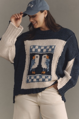 Chunky Crew-Neck Sweater