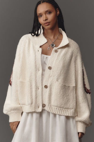 Western Horse Graphic Cardigan Sweater | Nuuly