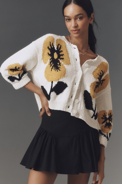 Elbow-Sleeve Cardigan Sweater | Nuuly