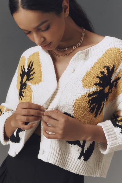 Elbow-Sleeve Cardigan Sweater | Nuuly