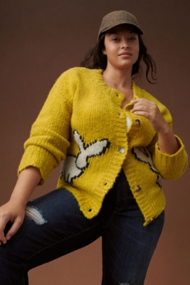 moose's knit blouson イエロー♡ moose's knit blouson イエロー♡