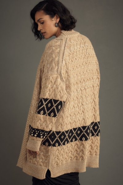 Slouchy Open-Front Oversized Cardigan Sweater | Nuuly