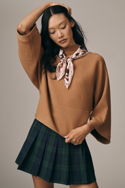 Mock-Neck Wide-Sleeve Sweater | Nuuly
