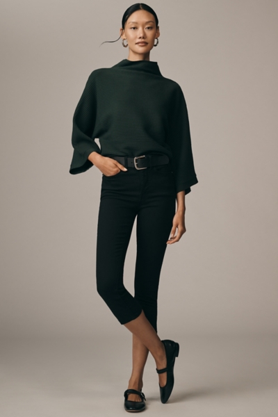Mock-Neck Wide-Sleeve Sweater | Nuuly
