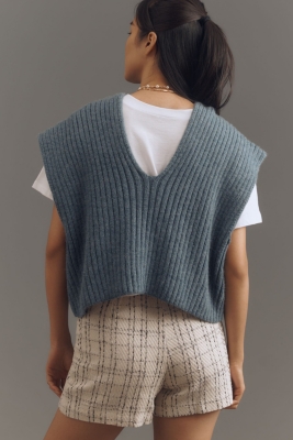 Boxy Tee & Ribbed Sweater Vest Twofer | Nuuly