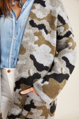 Vera Knit Camo Cardigan Nuuly