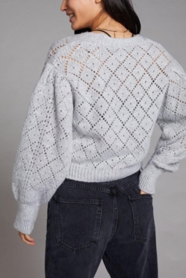 Eyelet Cardigan | Nuuly