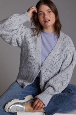 Eyelet Cardigan | Nuuly