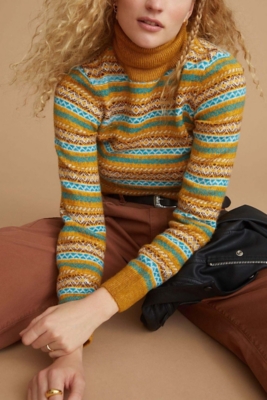 Fair Isle Turtleneck Sweater | Nuuly