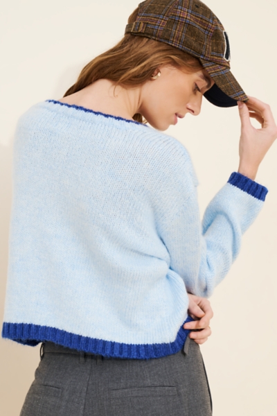 フレッドペリー Tipped Crew Neck Cardigan Tipped Crew-Neck Cardigan Sweater | Nuuly