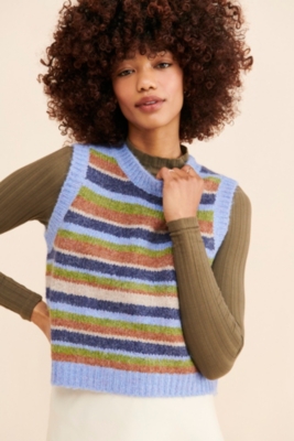 Striped Sweater Vest | Nuuly Thrift