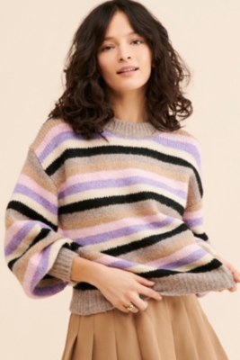 Striped Ribbed Sweater Nuuly