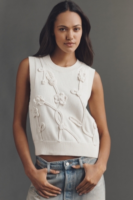 Flower Crew Sweater Vest | Nuuly