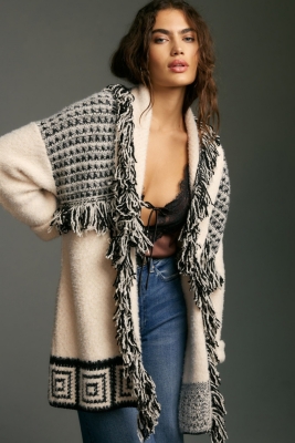 Fringe Cardigan Sweater | Nuuly