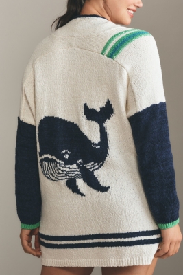 Nautical Buoy Cardigan Sweater