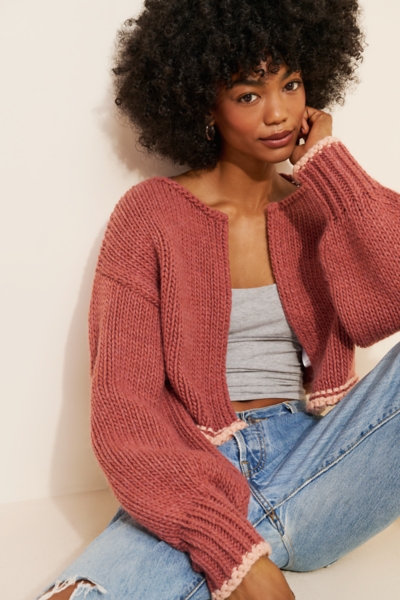 Chunky Knit Cardigan Sweater | Nuuly