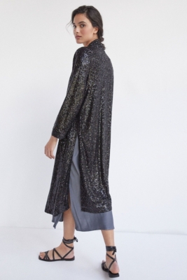Bb Dakota Sequined Duster Jacket