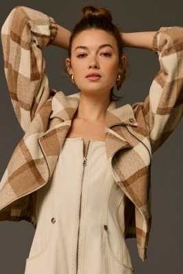 Plaid Moto Jacket | Nuuly
