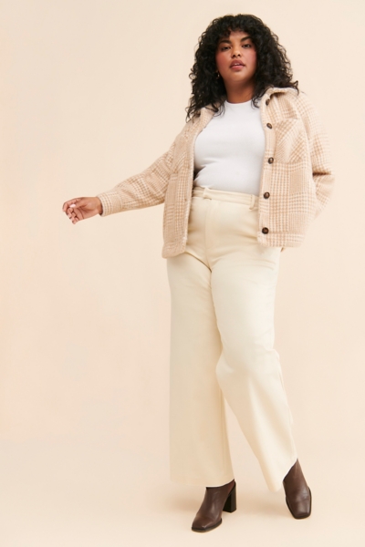 Houndstooth Shirt Jacket | Nuuly