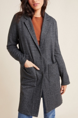 Graham Longline Plaid Blazer Nuuly