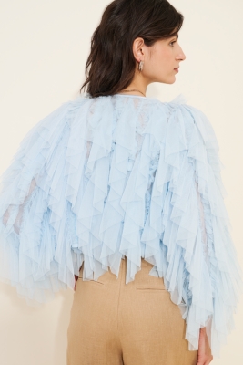 Tulle Bomber Jacket
