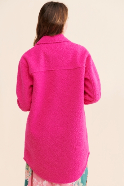 Bouclé Shirt Jacket | Nuuly