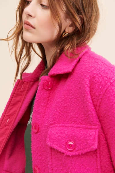 Bouclé Shirt Jacket | Nuuly