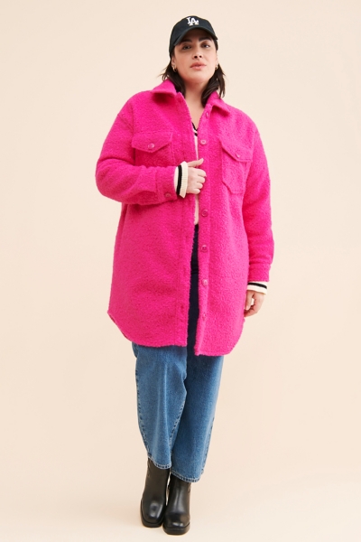 Bouclé Shirt Jacket | Nuuly