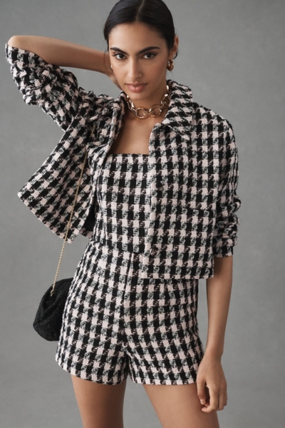 Cropped Tweed Blazer | Nuuly