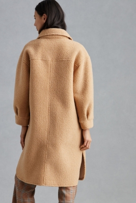 Sherpa Oversized Shirt Jacket