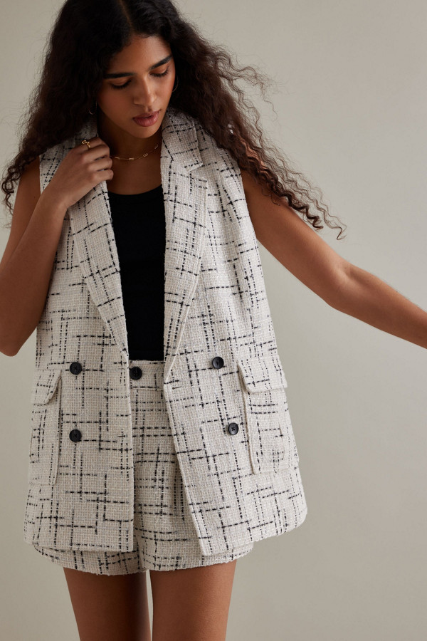 Tweed Oversized Vest | Nuuly Tweed Oversized Vest | Nuuly