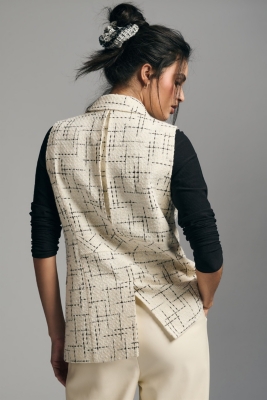 Tweed Oversized Vest | Nuuly