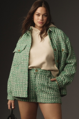 Tweed Shirt Jacket | Nuuly